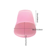 Maxbell Stool Seat Replacement Modern Chair Seat Surface for Dining Room Pink