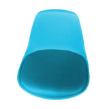Maxbell Stool Seat Replacement Modern Chair Seat Surface for Dining Room Blue