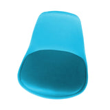 Maxbell Stool Seat Replacement Modern Chair Seat Surface for Dining Room Blue