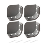 Maxbell 4Pcs Bed Sheet Clips Simple Keep Firm and Tight Mattress Bed Sheet Fasteners Gray