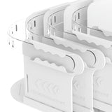 Maxbell 4x Bed Sheet Holders Clips Mattress Bed Sheet Corner Fasteners for Twin Home White