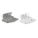 Maxbell 4x Bed Sheet Holders Clips Mattress Bed Sheet Corner Fasteners for Twin Home White