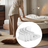 Maxbell 4x Bed Sheet Holders Clips Mattress Bed Sheet Corner Fasteners for Twin Home White