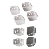 Maxbell 4x Bed Sheet Holder Easy Installation Universal Keep Sheets Firm Tight Clips white