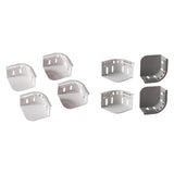Maxbell 4x Bed Sheet Holder Easy Installation Universal Keep Sheets Firm Tight Clips white