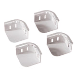 Maxbell 4x Bed Sheet Holder Easy Installation Universal Keep Sheets Firm Tight Clips white