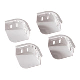 Maxbell 4x Bed Sheet Holder Easy Installation Universal Keep Sheets Firm Tight Clips white