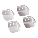 Maxbell 4x Bed Sheet Holder Easy Installation Universal Keep Sheets Firm Tight Clips white