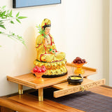 Wooden Small Altar Table Buddha Shrine Table for Relaxation Home Living Room S