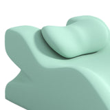 Maxbell Face Down Pillow Multipurpose Support Pillow for Watching Movies Office Home Gray Green