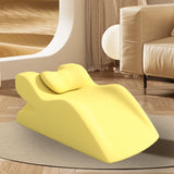 Maxbell Face Down Pillow Multipurpose Support Pillow for Watching Movies Office Home Beige Yellow