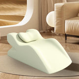 Maxbell Face Down Pillow Multipurpose Support Pillow for Watching Movies Office Home Beige