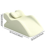 Maxbell Face Down Pillow Multipurpose Support Pillow for Watching Movies Office Home Beige