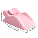 Maxbell Face Down Pillow Multipurpose Support Pillow for Watching Movies Office Home Dark Pink