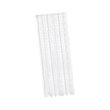 Maxbell Transparent Lace Curtain Decor Privacy Elegant White for Bathroom Patio Yard 100 cmx200 cm
