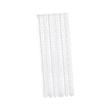 Maxbell Transparent Lace Curtain Decor Privacy Elegant White for Bathroom Patio Yard 100 cmx200 cm