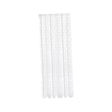 Maxbell Transparent Lace Curtain Decor Privacy Elegant White for Bathroom Patio Yard 100 cmx200 cm