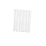 Maxbell Transparent Lace Curtain Decor Privacy Elegant White for Bathroom Patio Yard 150 cmx100 cm