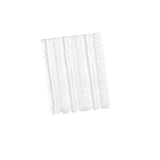 Maxbell Transparent Lace Curtain Decor Privacy Elegant White for Bathroom Patio Yard 150 cmx100 cm