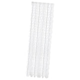Maxbell Transparent Lace Curtain Decor Privacy Elegant White for Bathroom Patio Yard 150 cmx250 cm