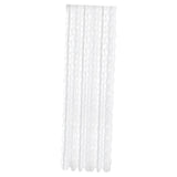 Maxbell Transparent Lace Curtain Decor Privacy Elegant White for Bathroom Patio Yard 150 cmx250 cm