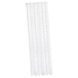 Maxbell Transparent Lace Curtain Decor Privacy Elegant White for Bathroom Patio Yard 150 cmx250 cm