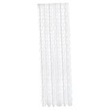 Maxbell Transparent Lace Curtain Decor Privacy Elegant White for Bathroom Patio Yard 150 cmx250 cm