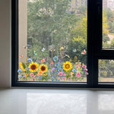 Garden Flower Window Clings Craft DIY Home Decor for Spring Birthday Bedroom