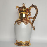 Arabic Insulated Thermal Coffee Carafe Gift Party Beverage with Spout Teapot Gold 28cmx32cm