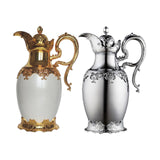 Arabic Insulated Thermal Coffee Carafe Gift Party Beverage with Spout Teapot Gold 28cmx32cm