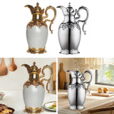 Arabic Insulated Thermal Coffee Carafe Gift Party Beverage with Spout Teapot Gold 28cmx32cm