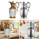 Arabic Insulated Thermal Coffee Carafe Gift Party Beverage with Spout Teapot Gold 28cmx32cm