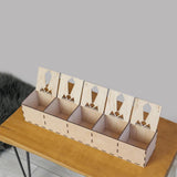 Tie Display Box Wooden for Men Tie Organizer for Vendors Closet Home Bedroom