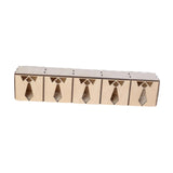 Tie Display Box Wooden for Men Tie Organizer for Vendors Closet Home Bedroom