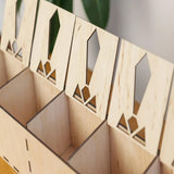 Tie Display Box Wooden for Men Tie Organizer for Vendors Closet Home Bedroom
