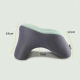Memory Foam Travel Neck Pillow Massage Table Cradle Multipurpose Face Cradle Green
