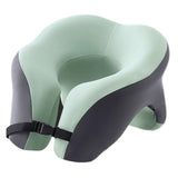 Memory Foam Travel Neck Pillow Massage Table Cradle Multipurpose Face Cradle Green