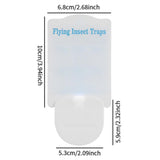 Maxbell Fruit Fly Traps for Indoors Fruit Flies Flies Catcher Moth Plug in Gnat Trap