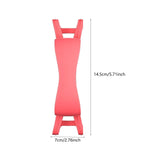 Hand Strap for Tablet Elastic Finger Grip Holder for Airplane Travel Office Pink