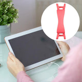 Hand Strap for Tablet Elastic Finger Grip Holder for Airplane Travel Office Pink