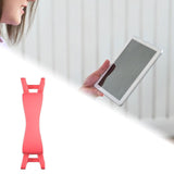 Hand Strap for Tablet Elastic Finger Grip Holder for Airplane Travel Office Pink