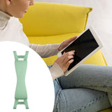 Hand Strap for Tablet Elastic Finger Grip Holder for Airplane Travel Office Green