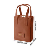 Makeup Bag Zipper Large Capacity Birthday Gifts Toiletry Bag for Girls Women Brown
