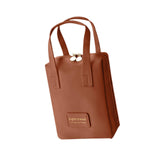 Makeup Bag Zipper Large Capacity Birthday Gifts Toiletry Bag for Girls Women Brown