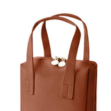 Makeup Bag Zipper Large Capacity Birthday Gifts Toiletry Bag for Girls Women Brown
