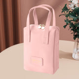 Makeup Bag Zipper Large Capacity Birthday Gifts Toiletry Bag for Girls Women Pink