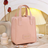 Makeup Bag Zipper Large Capacity Birthday Gifts Toiletry Bag for Girls Women Pink