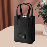 Makeup Bag Zipper Large Capacity Birthday Gifts Toiletry Bag for Girls Women Black