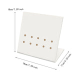 Maxbell Tweezers Stand Collecting Arranging Tabletop False Eyelashes Tweezers Holder White