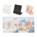 Maxbell Tweezers Stand Collecting Arranging Tabletop False Eyelashes Tweezers Holder White